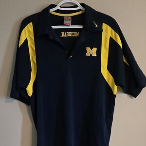 Nike Michigan Fit Dry polo golf shirt